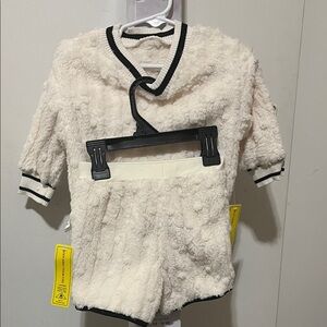 Cozy Cream Fleece Baby Outfit